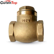 linbo Guten top OEM 1/2 3/4 1 Inch Forged Brass Water Meter Swing Stop Check Valve